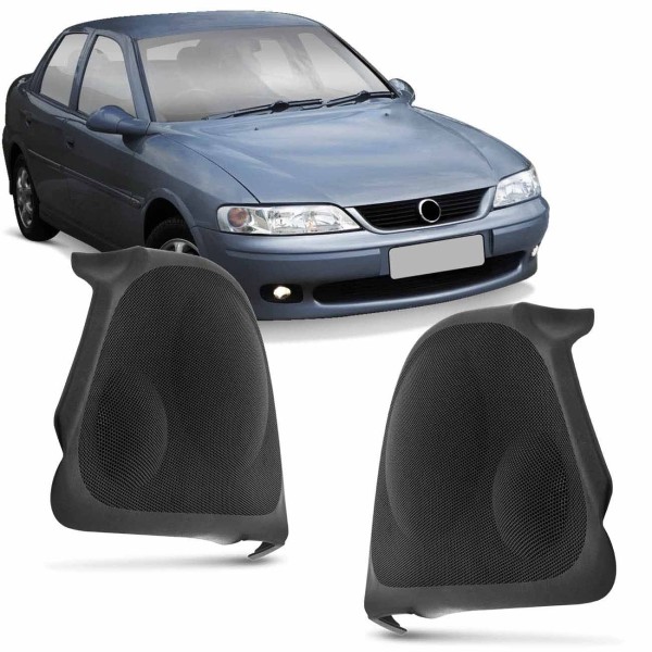 Encontraproduto.com.br - Tela Alto Falante Vectra 1997 1998 1999 2000 2001 2002 2003 2004 2005 Porta Dianteira Grade Preta