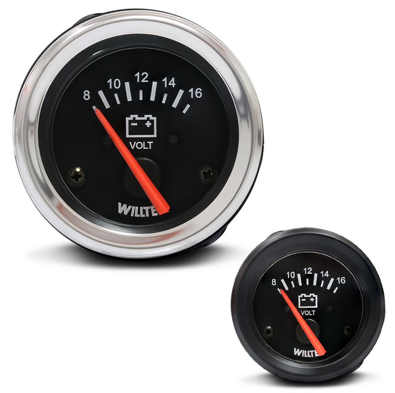Voltímetro Indicador de Tensão Universal 8-16V 52mm Willtec