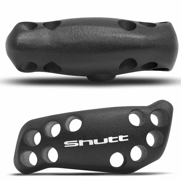 Encontraproduto.com.br - Kit Coifa Câmbio Palio Strada Siena G1 G2 Preto e Cinza com Base Cromada e linha Cinza Com Manopla