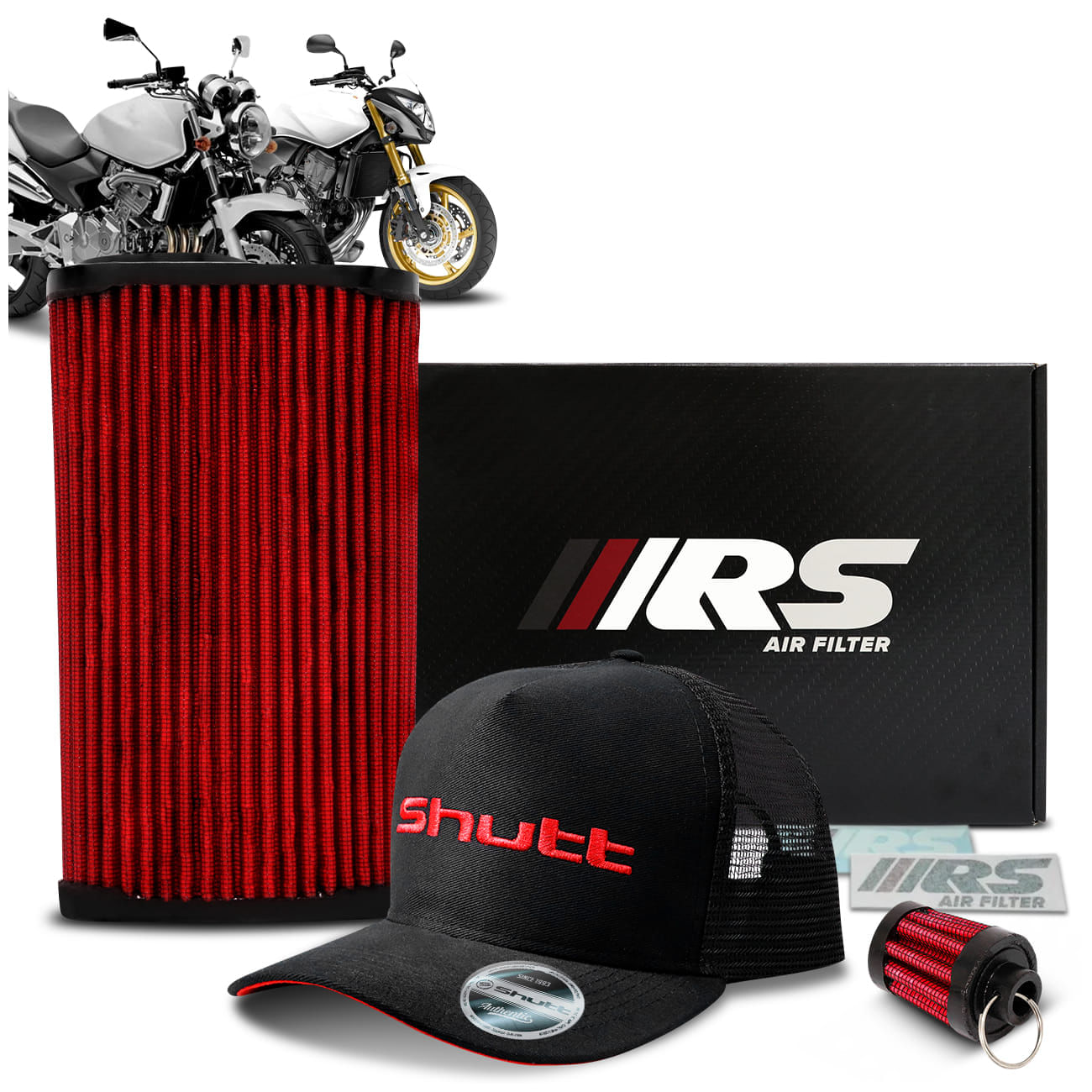 Filtro de Ar Esportivo WP Air Filter CB600 Hornet WP1991 + Boné Shutt