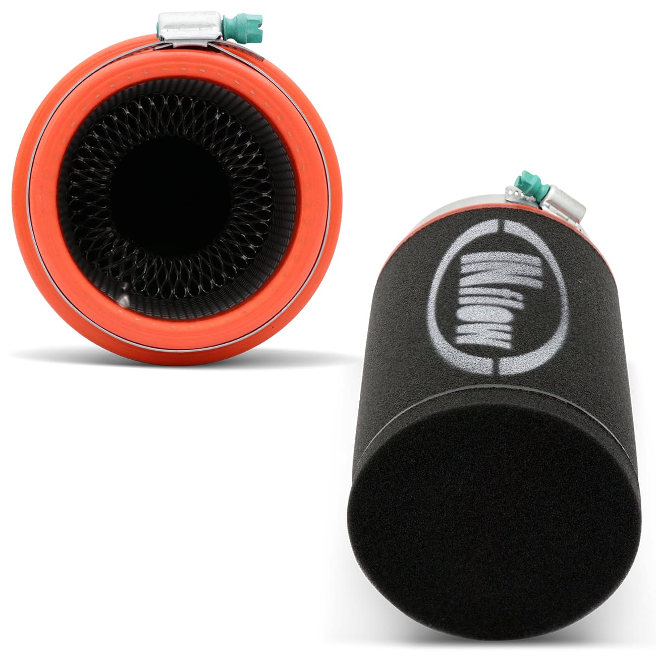Encontraproduto.com.br - Filtro de Ar Esportivo Inflow Universal 2,75 Polegadas Cilíndrico Semi Racing HPF9911 + Boné Shutt