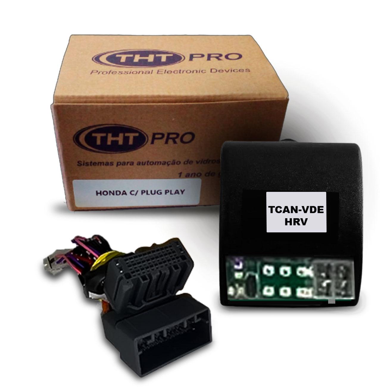 Módulo de Vidro Elétrico THT Compatível HRV 2014 a 2022 Antiesmagamento Plug Play