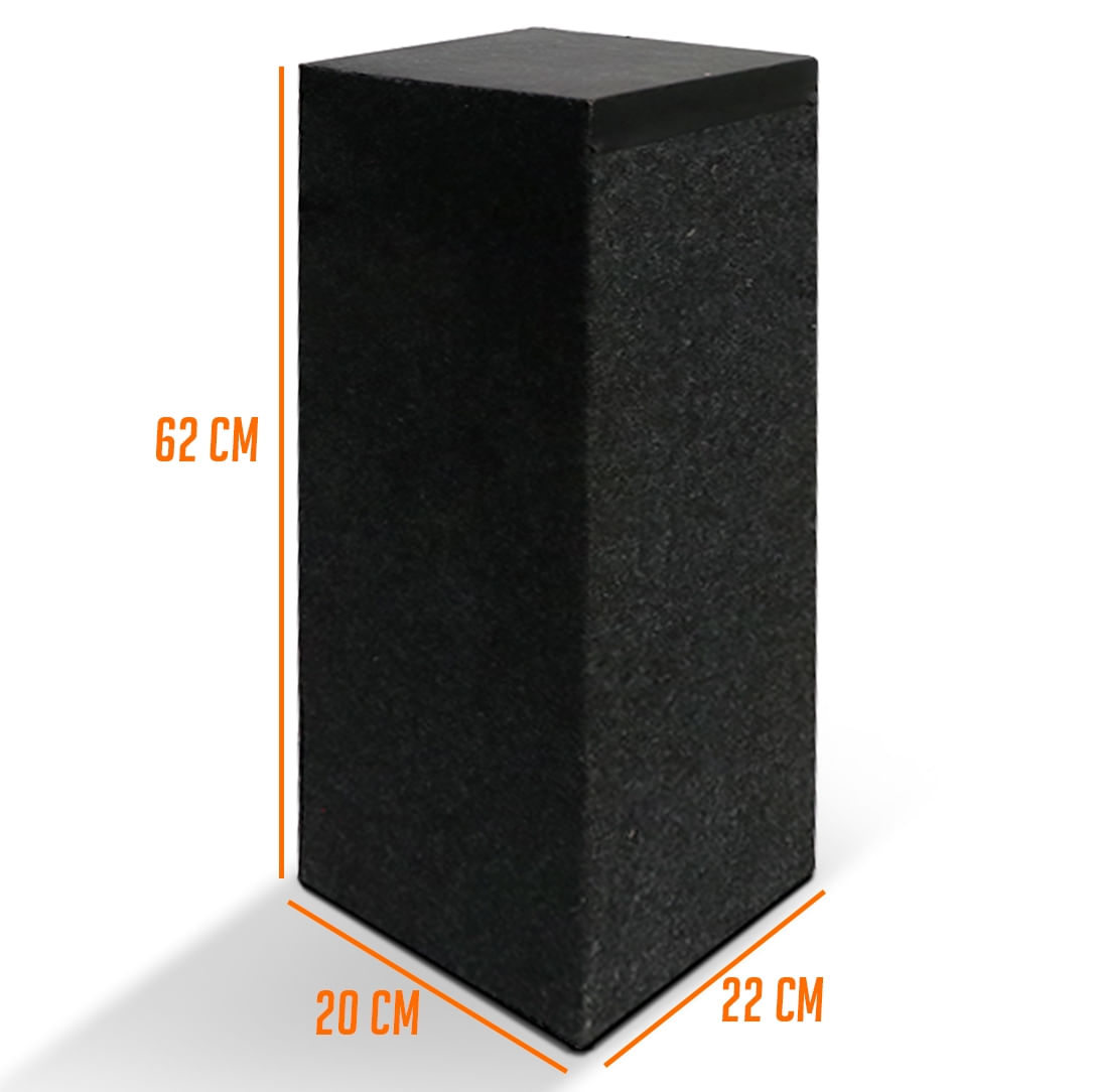 Encontraproduto.com.br - Caixa Som Bob Residencial para 1 Alto Falante 8 Polegadas Player Driver Grafite
