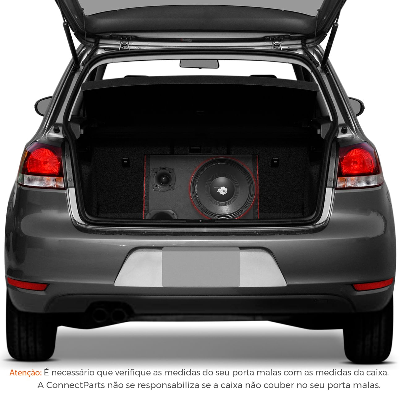 Encontraproduto.com.br - Caixa De Som Trio Automotivo Amplificada 800w Shutt 12 Polegadas Woofer Xplode Led Neon Toca Muito