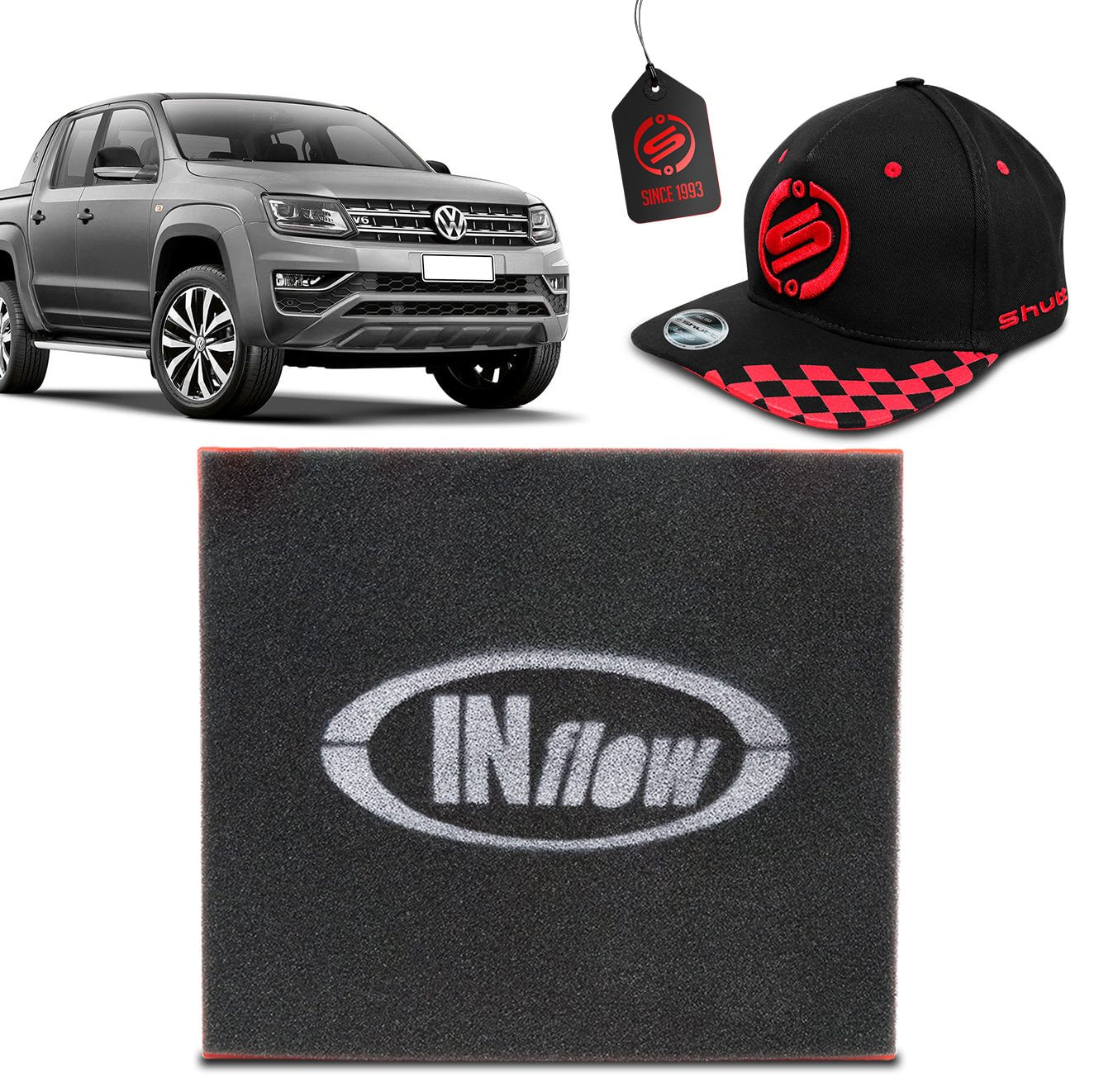 Filtro de Ar Esportivo Inflow Amarok 2.0 TDI 2022 2023 HPF4755