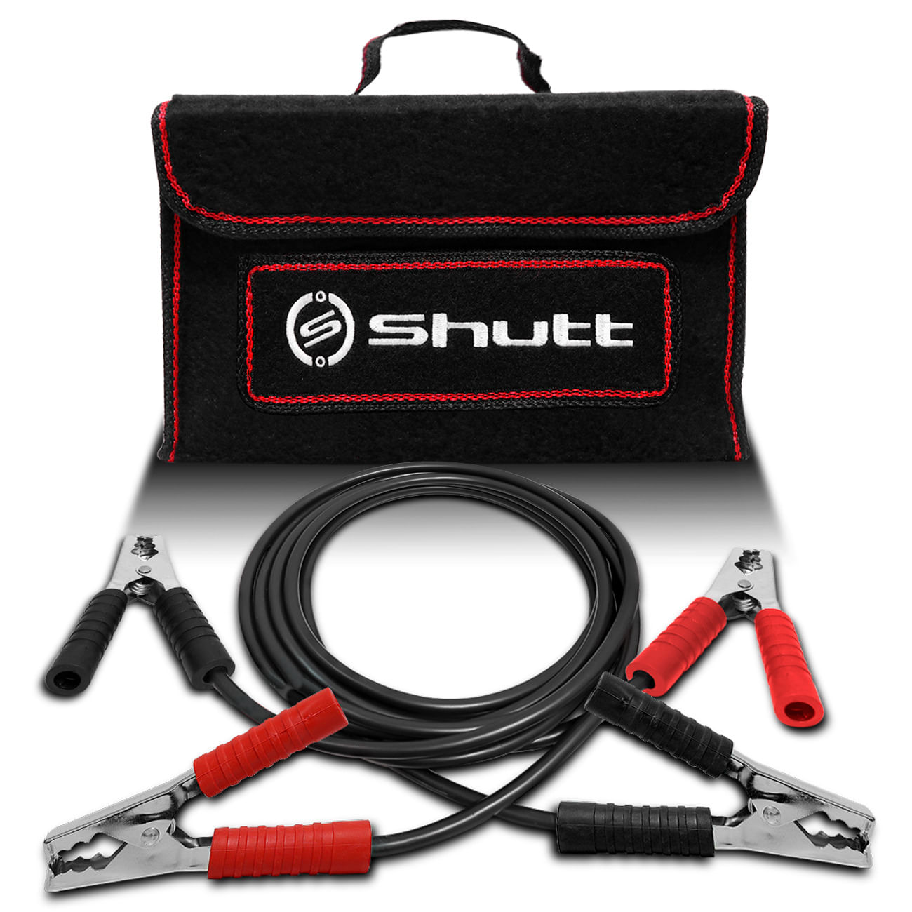 Cabo Auxiliar de Partida 300A 300V 3 Metros 12V/24V + Bolsa Shutt