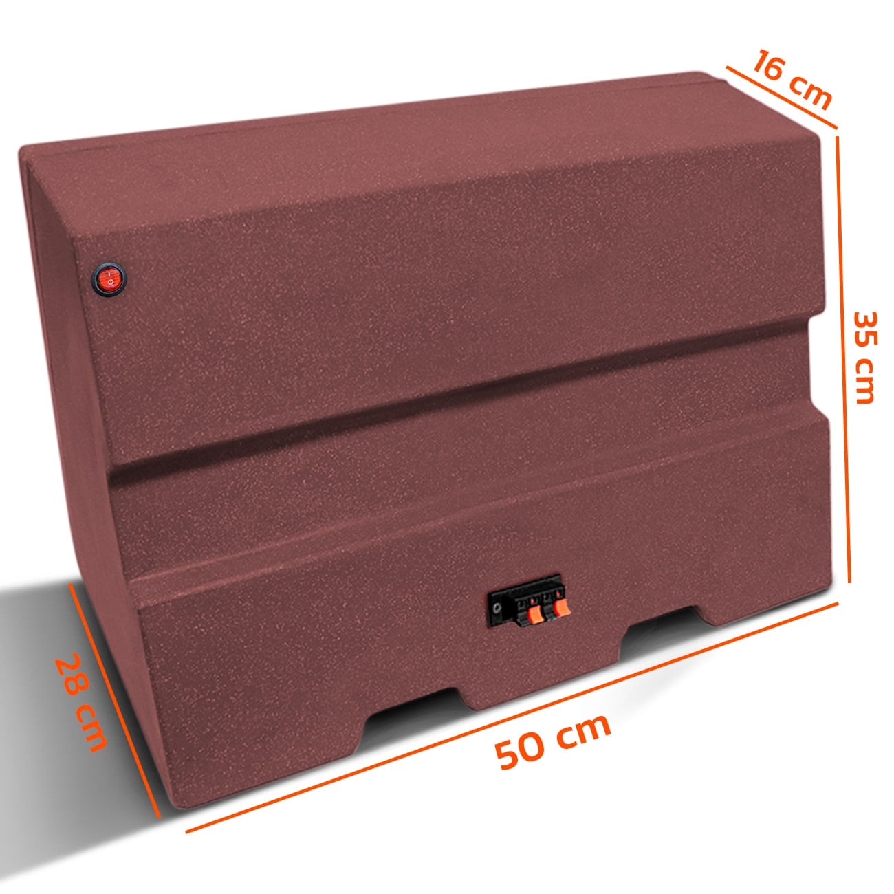 Encontraproduto.com.br - Caixa Som Trio Automotivo Pigmentada Shutt 400w RMS Woofer Xplode 12 Pol Toca Muito Som Forte LED