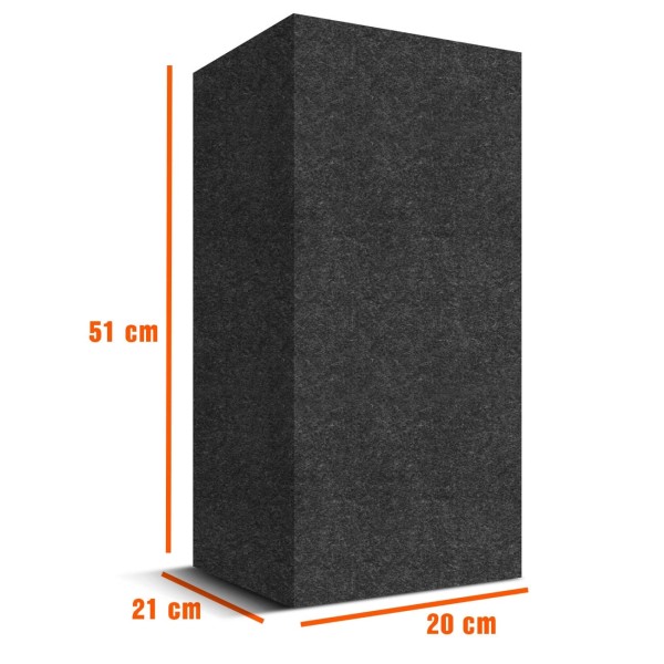 Encontraproduto.com.br - Caixa de Som Dutada Corujinha para Player Alto Falante 6 Pol Duto Carpete Grafite com Viés Shutt