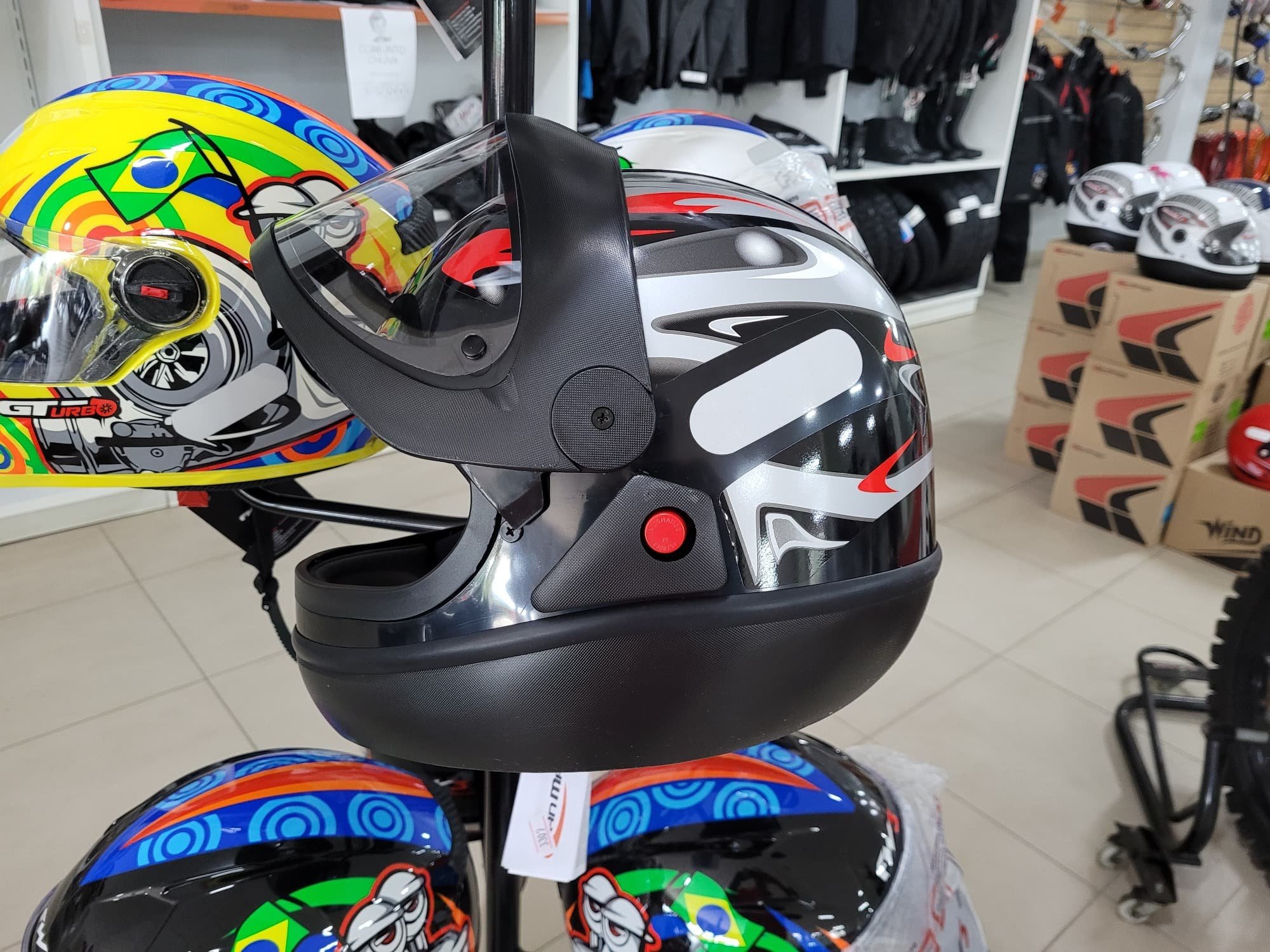 Encontraproduto.com.br - Capacete san marino preto 60