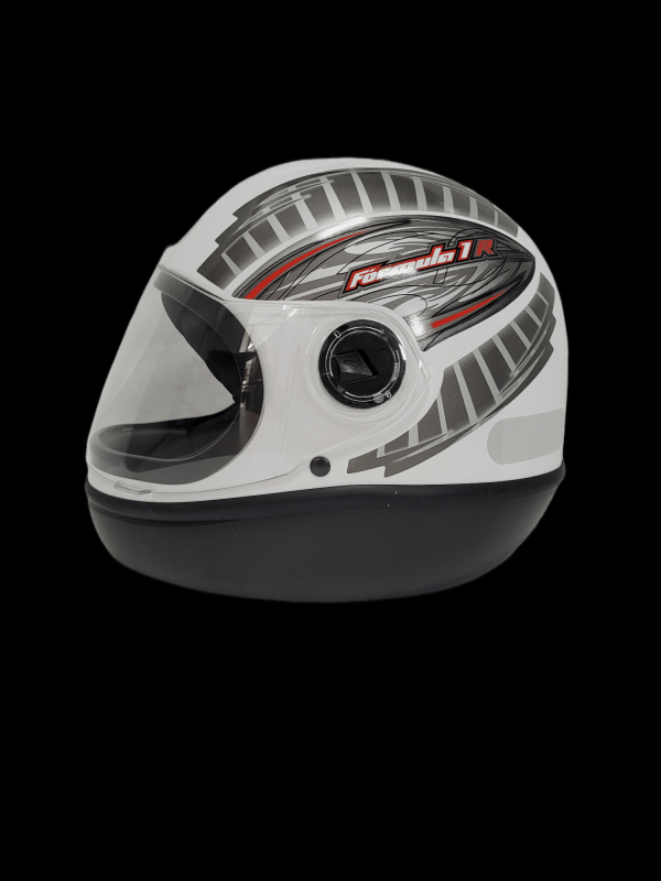Capacete formula 1 branco 56