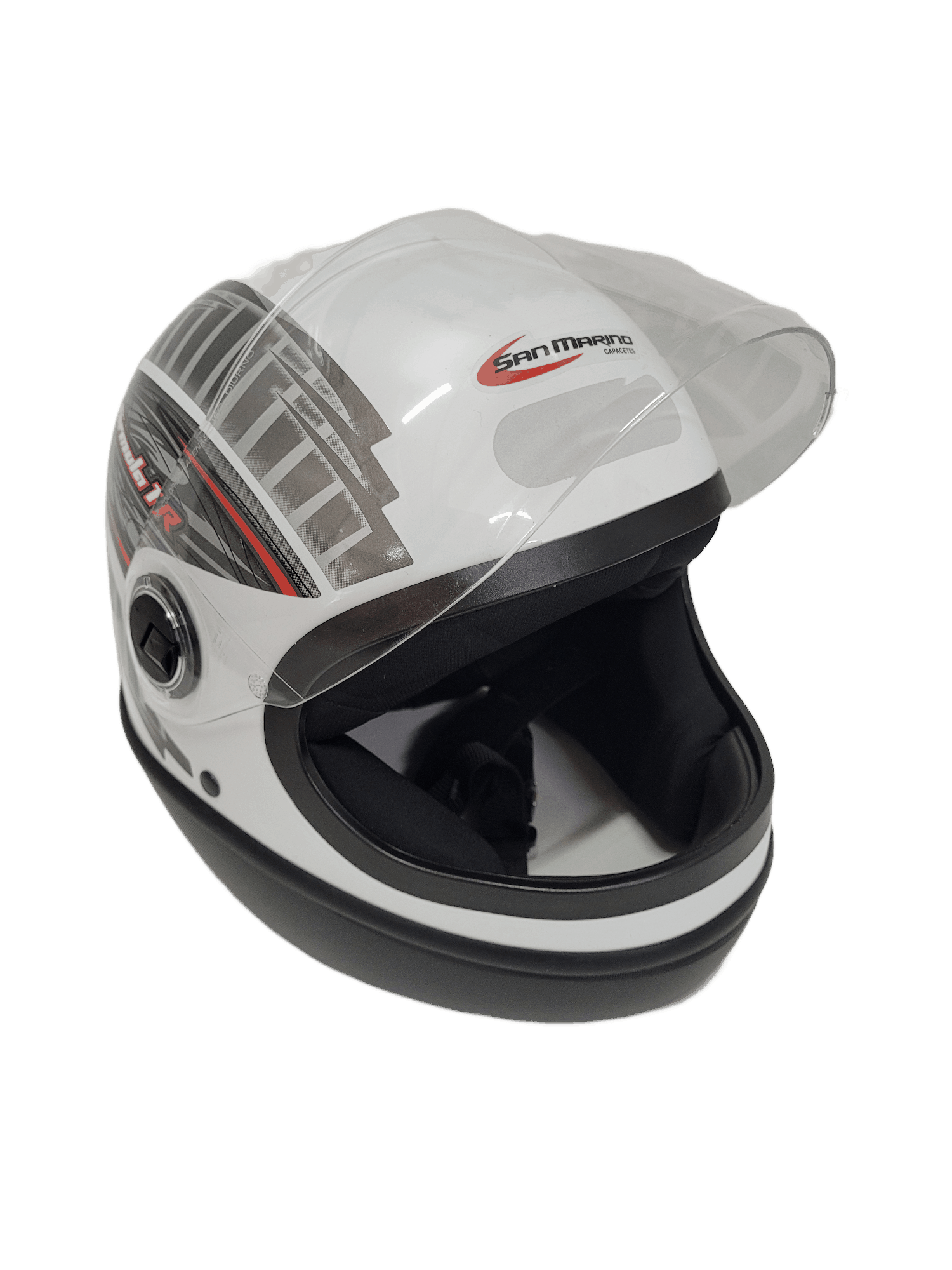 Encontraproduto.com.br - Capacete formula 1 branco 56