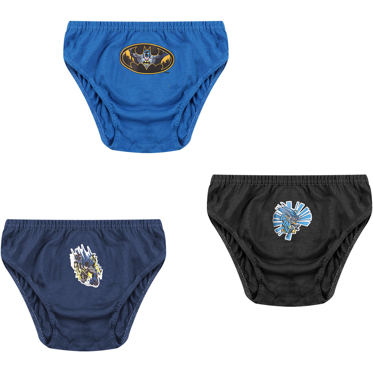 Kit Cueca Infantil Batman Warner