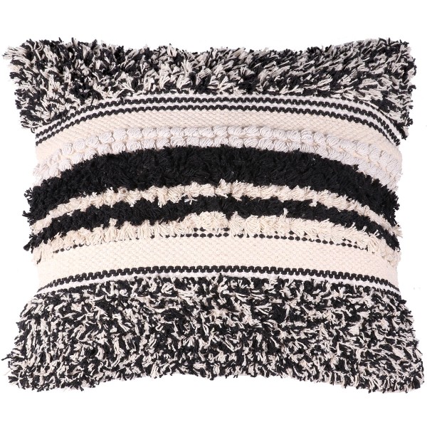 Encontraproduto.com.br - Capa Almofada India 43X43 Capri Preto