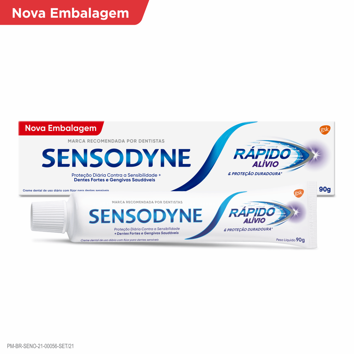 Creme Dental Sensodyne Rápido Alívio 90g
