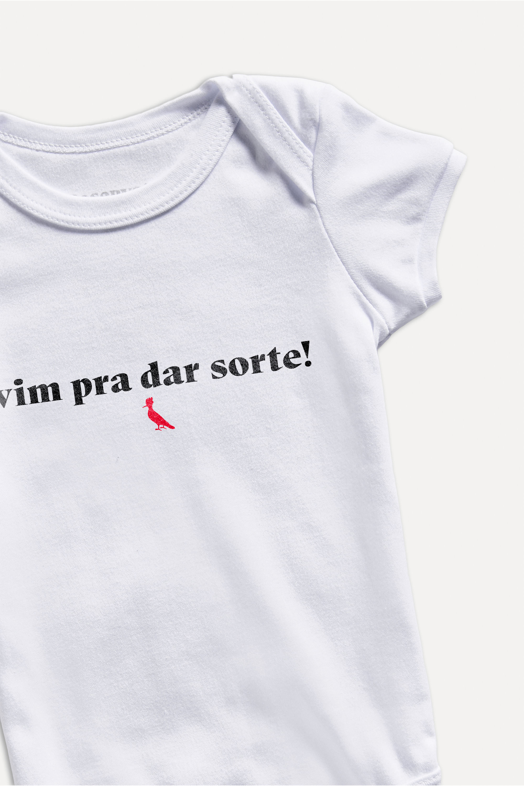 Encontraproduto.com.br - Body Bebe Vim Pra Dar Sorte