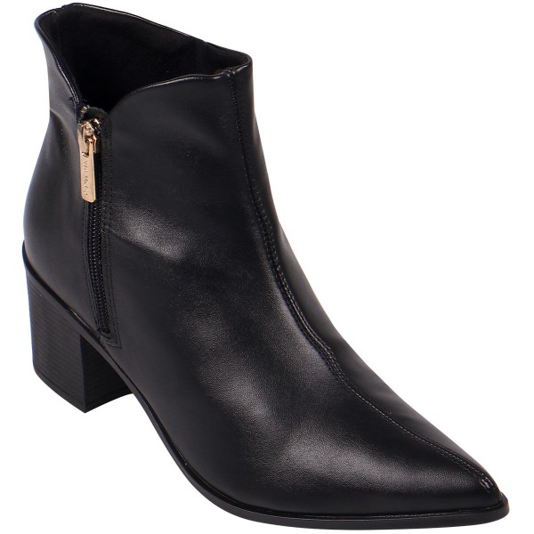 Encontraproduto.com.br - Bota Cano Baixo Mestico Preto - Via Uno