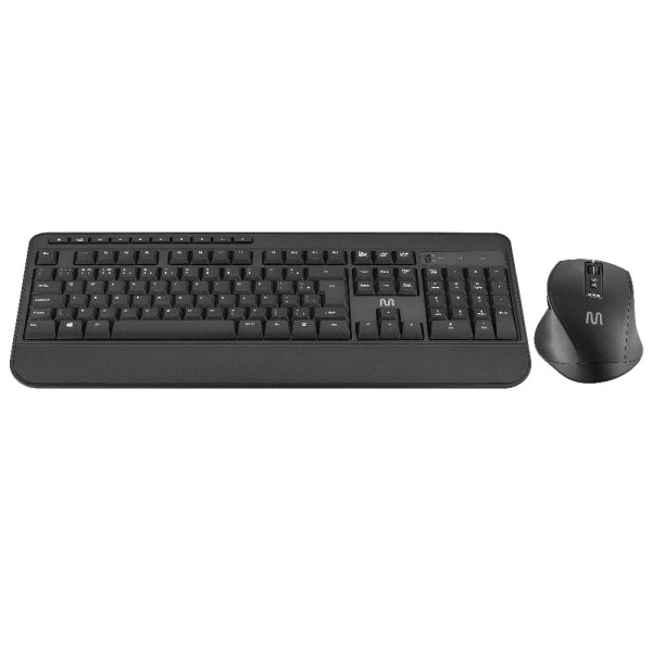 Encontraproduto.com.br - Kit Teclado e Mouse Sem Fio CS1200 Multimídia Conexão BT+USB 3200DPI Ajustável Com Cliques Multi - TC301OUT [Reembalado]