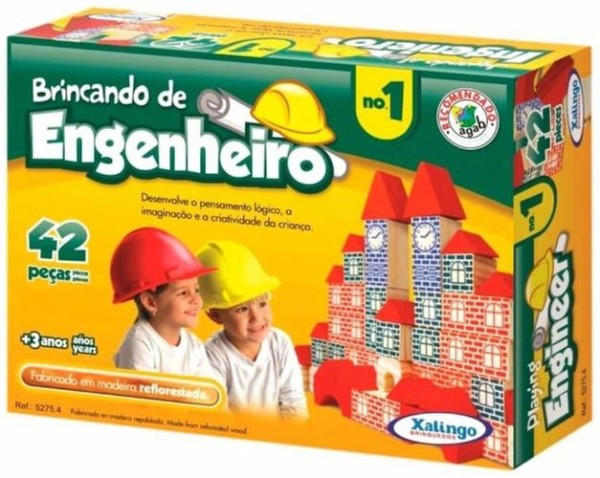 Brincando De Engenheiro 42 Peças