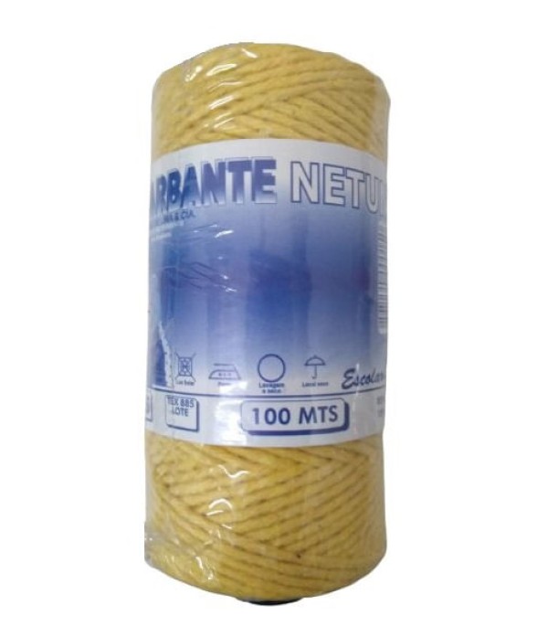 Encontraproduto.com.br - Barbante Colorido 100 Metros Amarelo Netuno