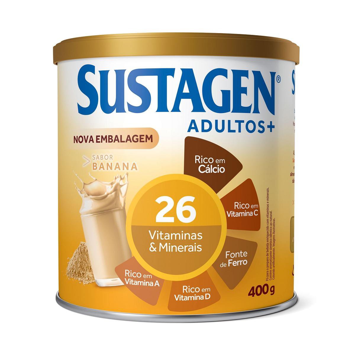 Complemento Alimentar Sustagen Baunilha 400g