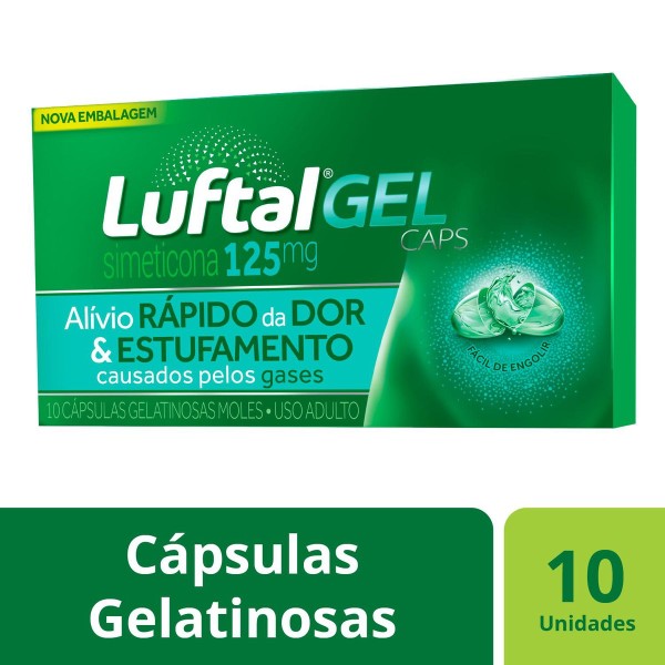 Luftal 125mg com 10 Cápsulas