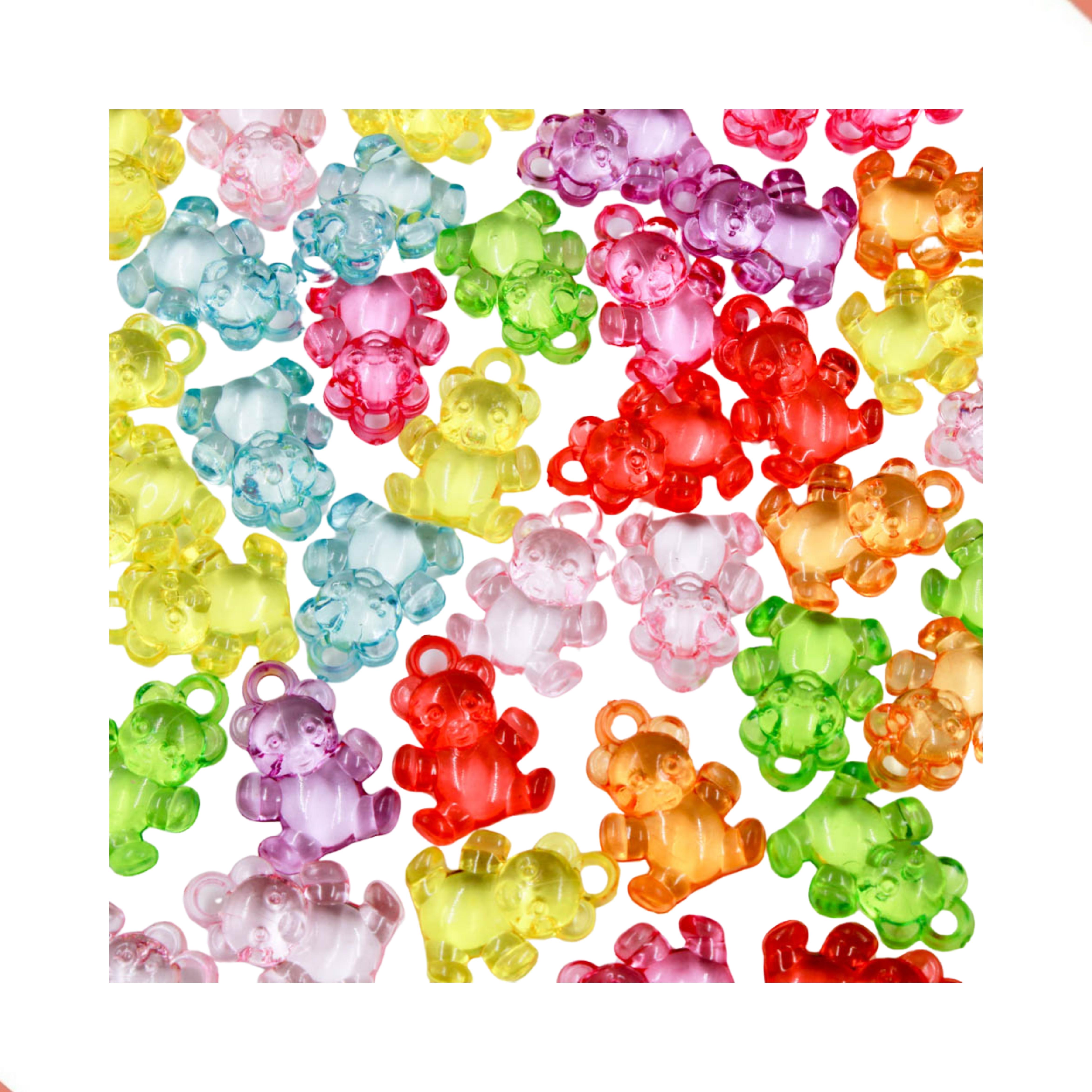 Encontraproduto.com.br - PINGENTE URSINHO TRANSLUCIDO 15X20MM EM ACRILICO COM 500GR