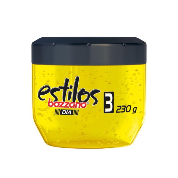 Gel Fixador Bozzano estilos dia 3 230g