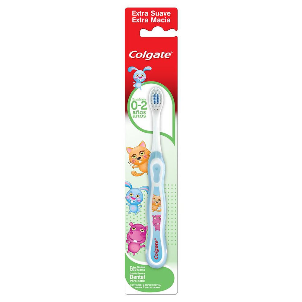 Escova Dental Infantil Colgate Smiles 0-2 Anos Extra Macia/Suave com 1 Unidade