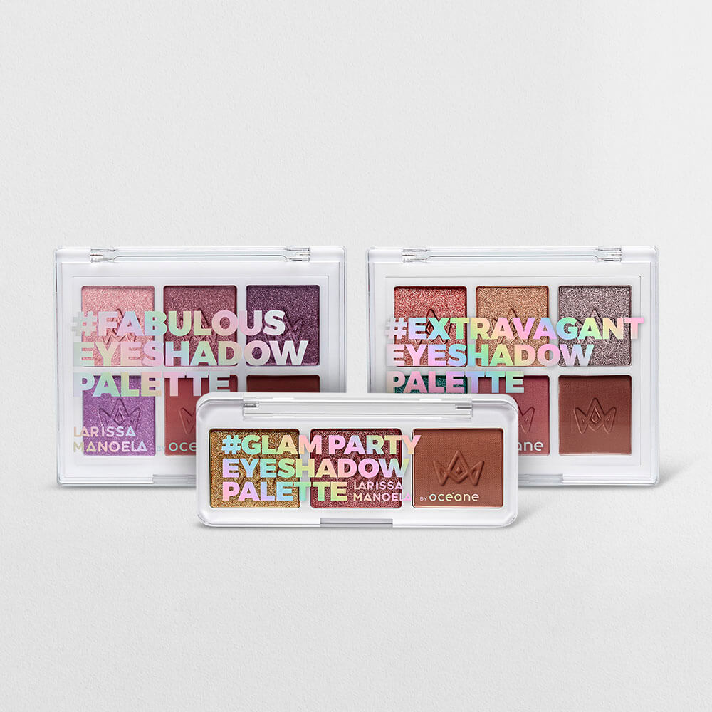 Kit Paletas de Sombras Larissa Manoela By Océane (3 Produtos)