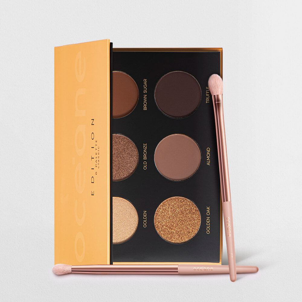 Kit Paleta de Sombras Classic Océane Edition Pincéis para Sombra