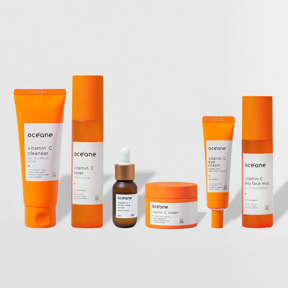 Encontraproduto.com.br - Kit Rotina Completa Vitamina C + Ácido Ferúlico (6 Produtos)