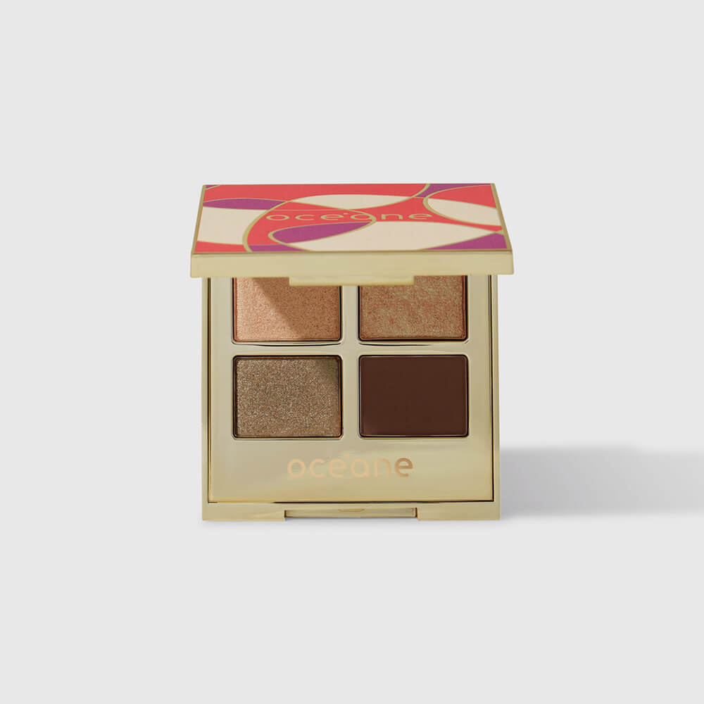 Kit Paleta de Sombras + Brilho Labial Marrom Capri (2 Produtos)