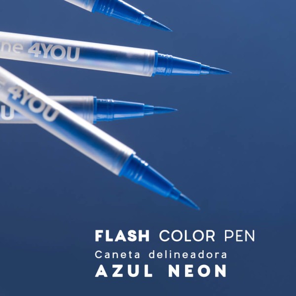 Encontraproduto.com.br - Kit Caneta Delineadora Flash Color Pen Neon 4you (5 Produtos)