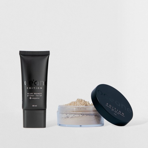 Encontraproduto.com.br - Kit Primer Facial + Pó Translúcido Solto Océane Edition (2 Produtos)