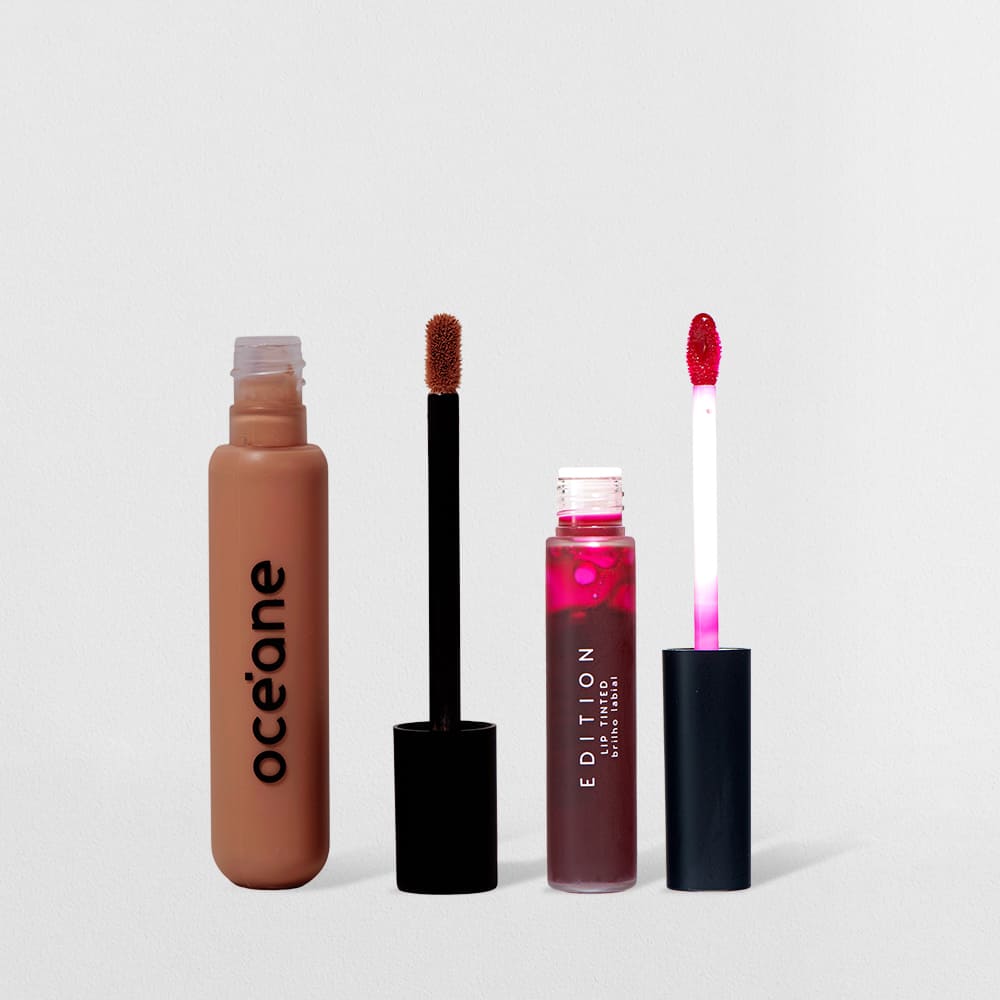 Kit Corretivo Líquido Medium + Lip Tint Océane Edition (2 Produtos)