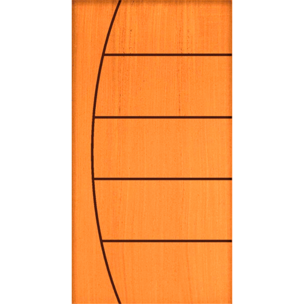 Encontraproduto.com.br - Porta Decorada C06 210x70cm Angelin – BASSANI