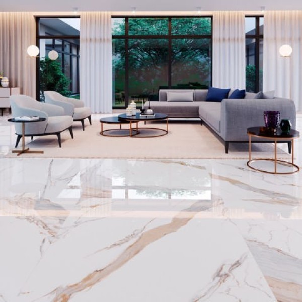 Encontraproduto.com.br - Porcelanato 90X90 Calacata Oro Lux Pol Biancogres