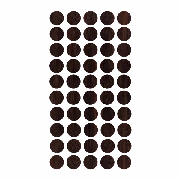 Encontraproduto.com.br - Tapa Furo 12mm Rovere Marsala Colante com 50 Un. - J Neto