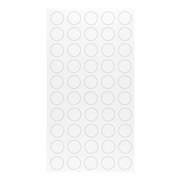 Encontraproduto.com.br - Tapa Furo 12mm Branco Diamante Trama com 50 Un. - J Neto