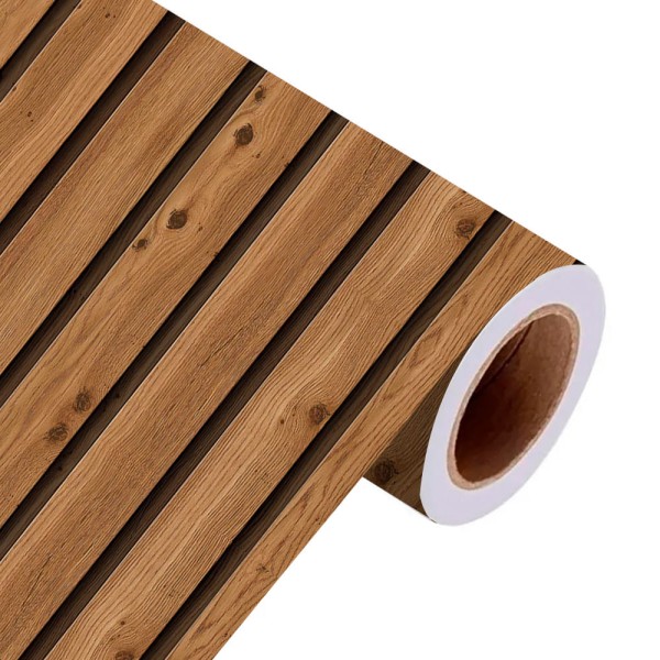Encontraproduto.com.br - Papel de Parede Adesivo Madeira Eucalipto Estilo Ripa - Medidas: 48 x 300 cm