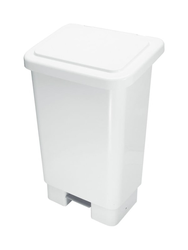 Lixeira Plast Qd 60Lt C/Pedal Br (P60B)