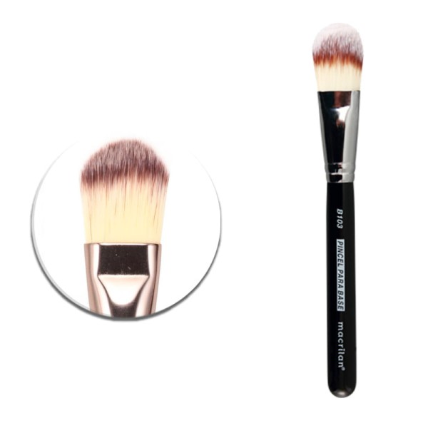 Encontraproduto.com.br - B103 Pincel Profissional para Base - Linha B - Macrilan