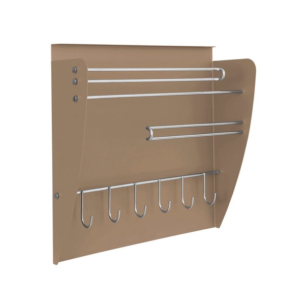 Encontraproduto.com.br - Porta Rolos e Xícaras com Nicho Capuccino - Masutti