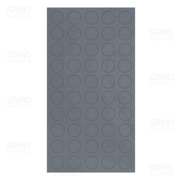 Encontraproduto.com.br - Tapa Furo 12mm Cinza Sagrado Essencial Duratex com 50 Un. - J Neto
