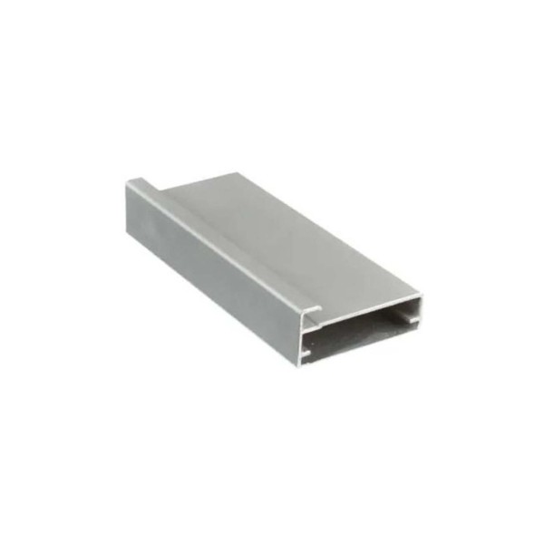 Encontraproduto.com.br - Perfil Encaixe Vidro 4mm PGM030 Anodizado - Barra 6 Metros