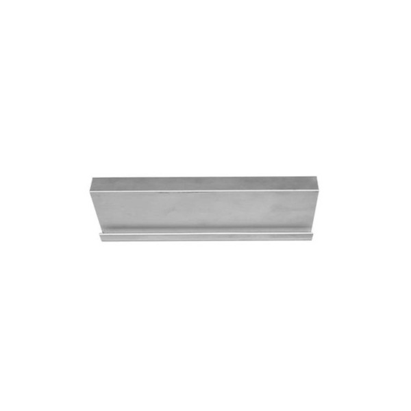Encontraproduto.com.br - Perfil Encaixe Vidro 4mm PGM030 Anodizado - Barra 6 Metros