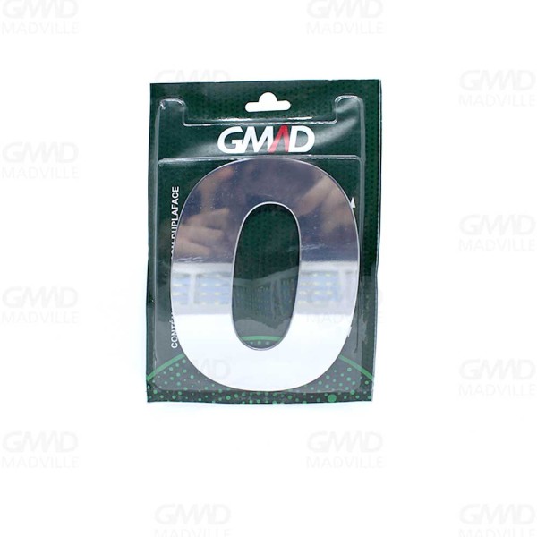 Placa de Sinalização Número Espelhado - GMAD