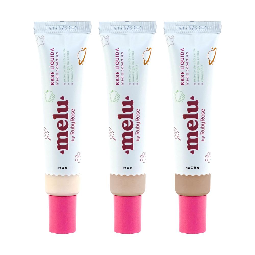 Encontraproduto.com.br - Base Líquida com Vitamina E | Melu by Ruby Rose