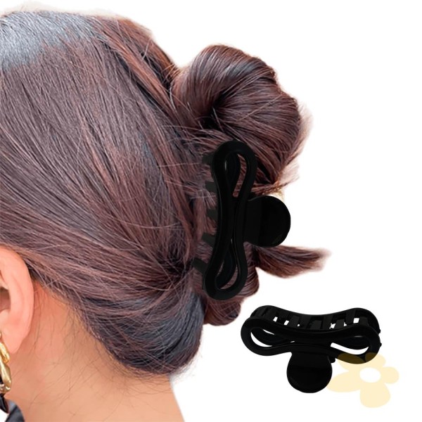Encontraproduto.com.br - Piranha para Cabelo Preta - Importado