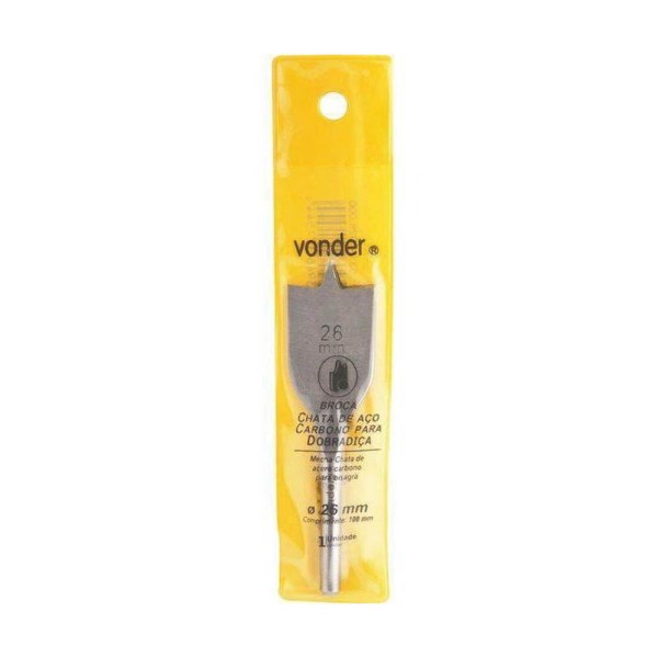 Encontraproduto.com.br - Broca Chata 26mm para Dobradiça - Vonder